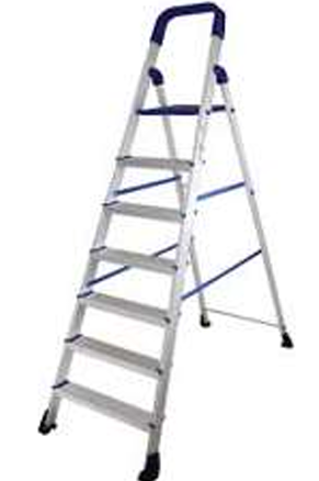 ALUMINIUM - 5 Steps Ladder / Arm Top